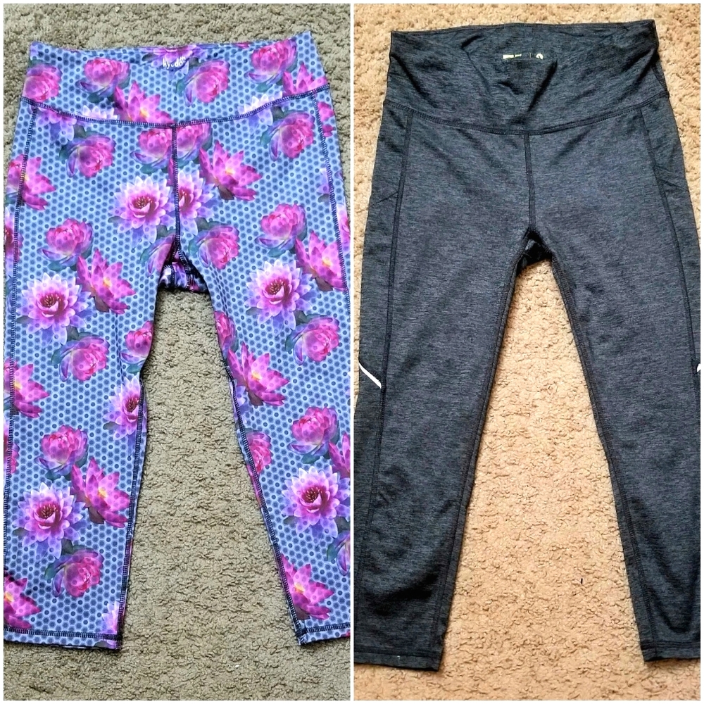BUNDLE yoga active Capri crop leggings small
